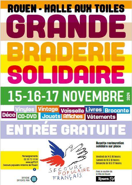 La grande braderie du Secours Populaire Rouen 2024