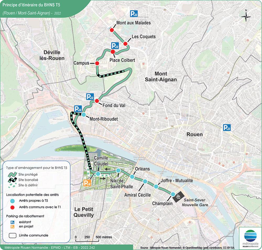 Nouvelle ligne T5 Rouen